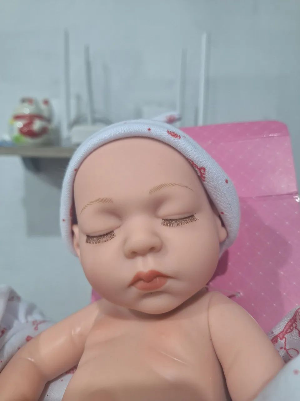 Boneca bebê reborn nova 30cm - Foto 4