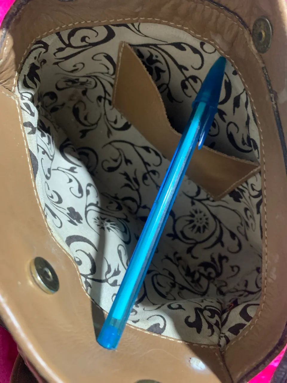 Bolsa em couro legitimo - Foto 4