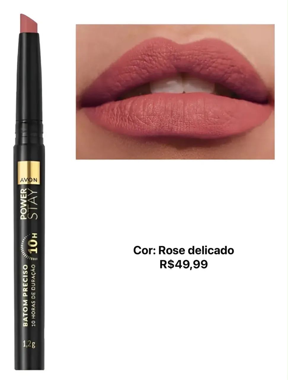 Batom em stick AVON 10 hrs de duração  - Foto 2