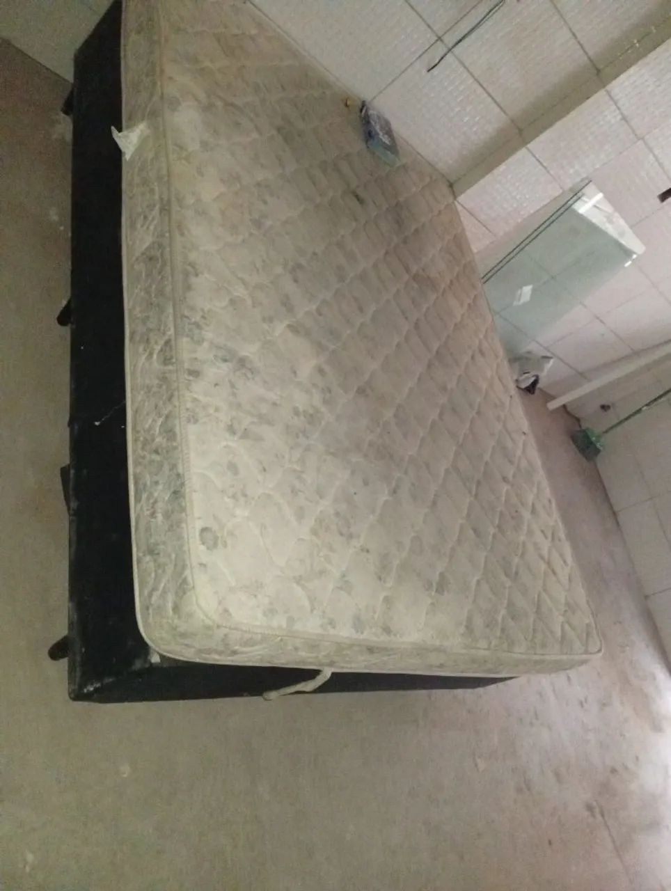 Cama box casal + colchao
