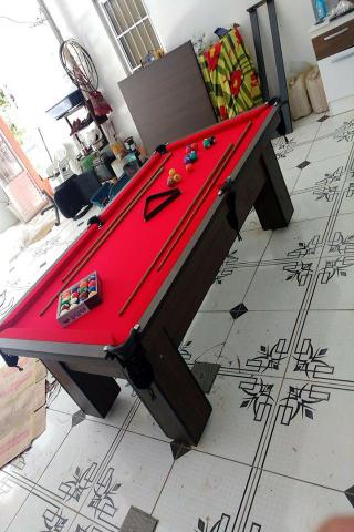 Mesa com Redinhas Cor Dakar Tecido Vermelha Mod. VYOU9985 - Foto 2
