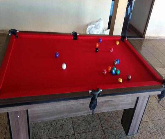 Mesa Charme Cor Dakar Tecido Vermelha Mod. EAKY7086