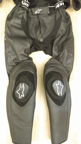 Macacão Challenger V2 Couro Bovino Alpinestars 54 Pista Pro - Foto 5