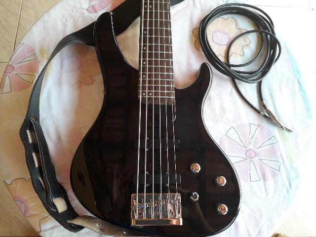 Contrabaixo 6 cordas Washburn - Foto 2