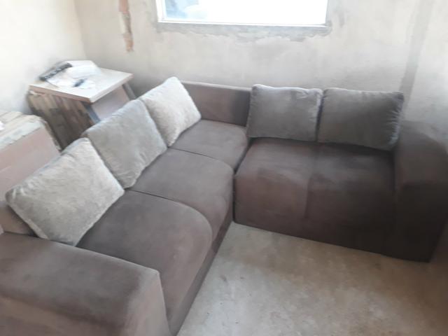 Sofa de canto usado seminovo em serrinha zap *