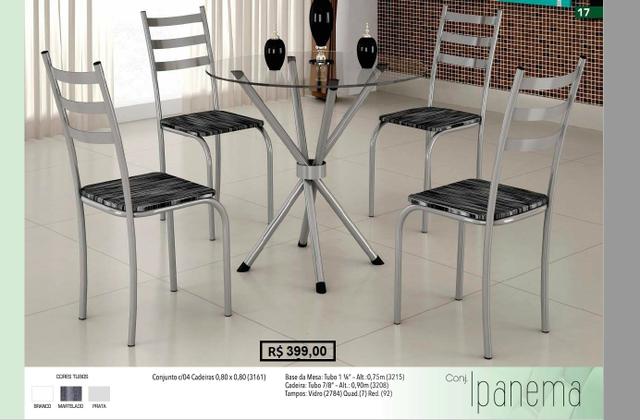 Promoção das Fabricas - Mesas e Banquetas em aço Inox