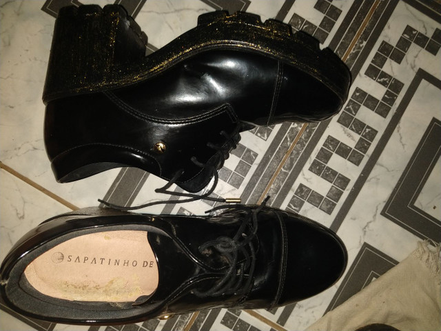bota cano curto sapatinho de luxo