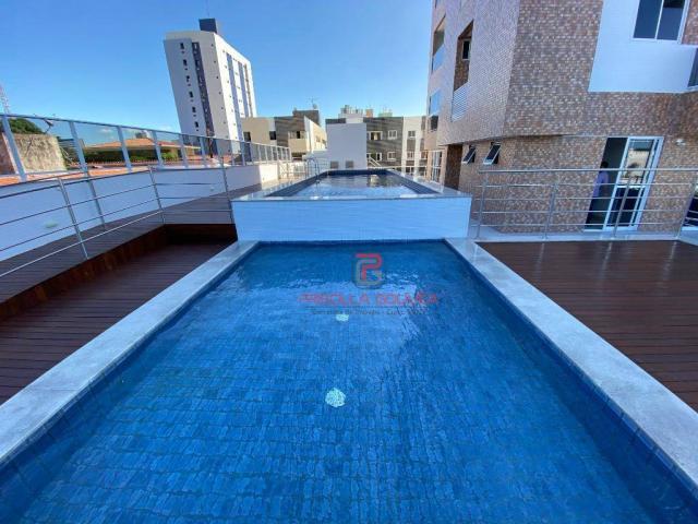 Apartamento novo, 2 quartos, andar alto, varanda gourmet e 2 vagas de garagem - Foto 2