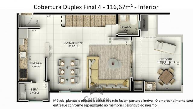 Cobertura duplex 3 quartos no Água Verde - Foto 6