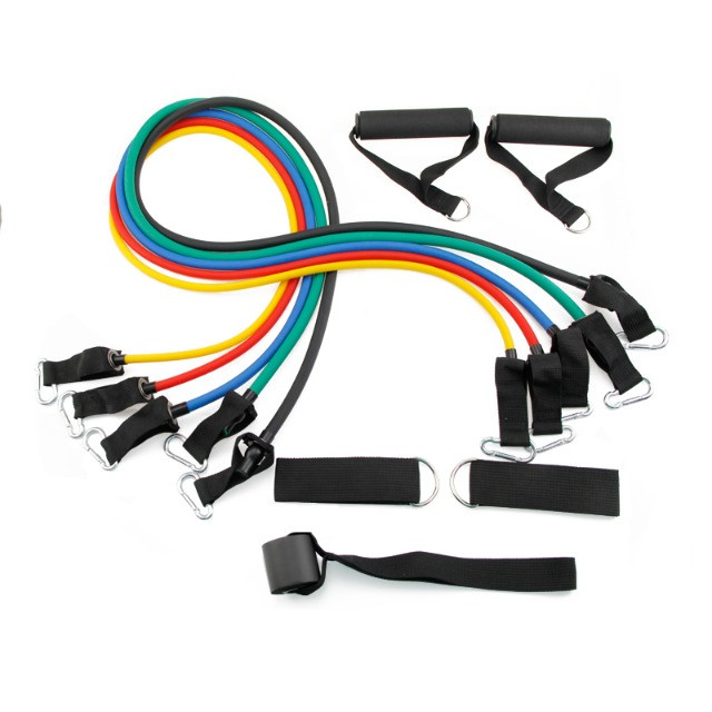 Kit Elásticos Para Exercícios De Resistência 11 Peças CrossFit - Foto 6