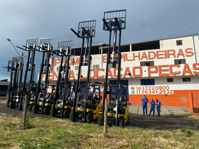 Empilhadeira Nova Zero Pronta entrega Toyota Yale Clark Hangcha - Foto 4
