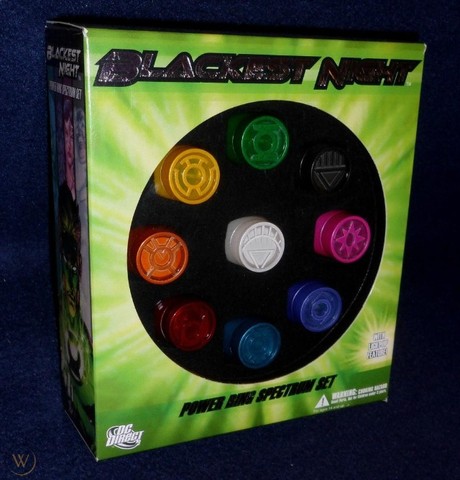 Anéis Lanterna Verde - A Noite Mais Densa - DC Comics Blackest Night