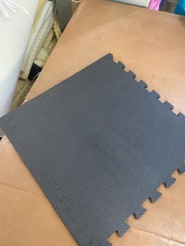 20 peças tatame Eva academia 50x50 10 mm preto  - Foto 3