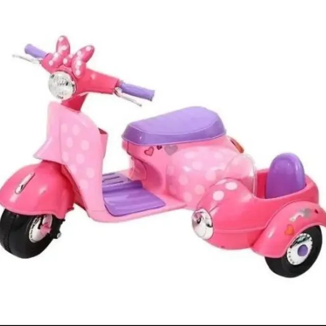 Mini Moto Eletrica Infantil Menina Rosa