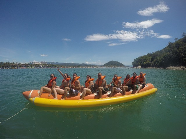 vende se ponto de passeio de barco e banana boat,  local praia do eden guaruja