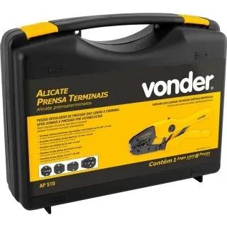 Alicate prensa terminais 5 em 1, terminais eletricos, 0,5 mm² a 35,0 mm², AP 510-Vonder - Foto 6
