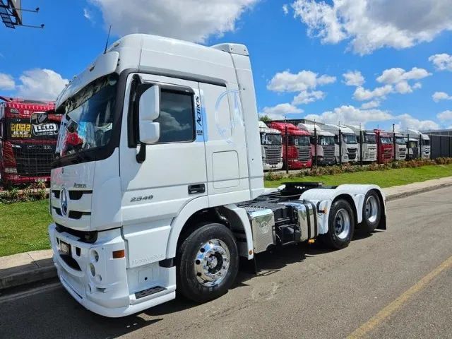 Mb Actros 2546 6x2 Ano 19 Automático Retarder Freio A Tambor ar condicionado - Foto 4