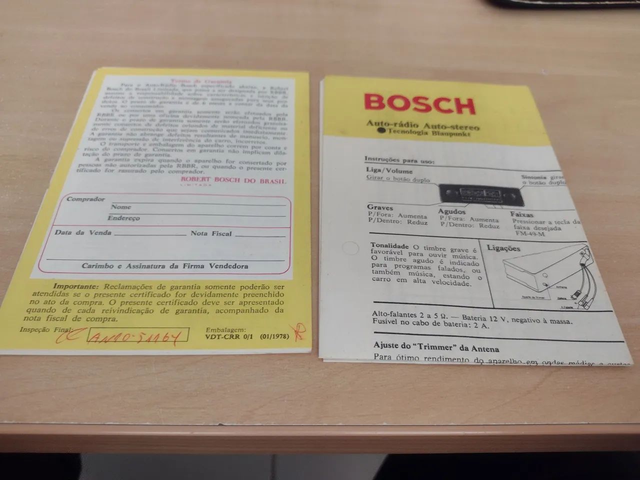 Manual original Rádio Bosch 1978 - Foto 2