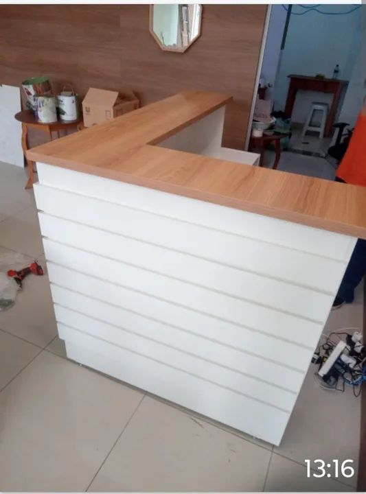 Balcão p/recepção 