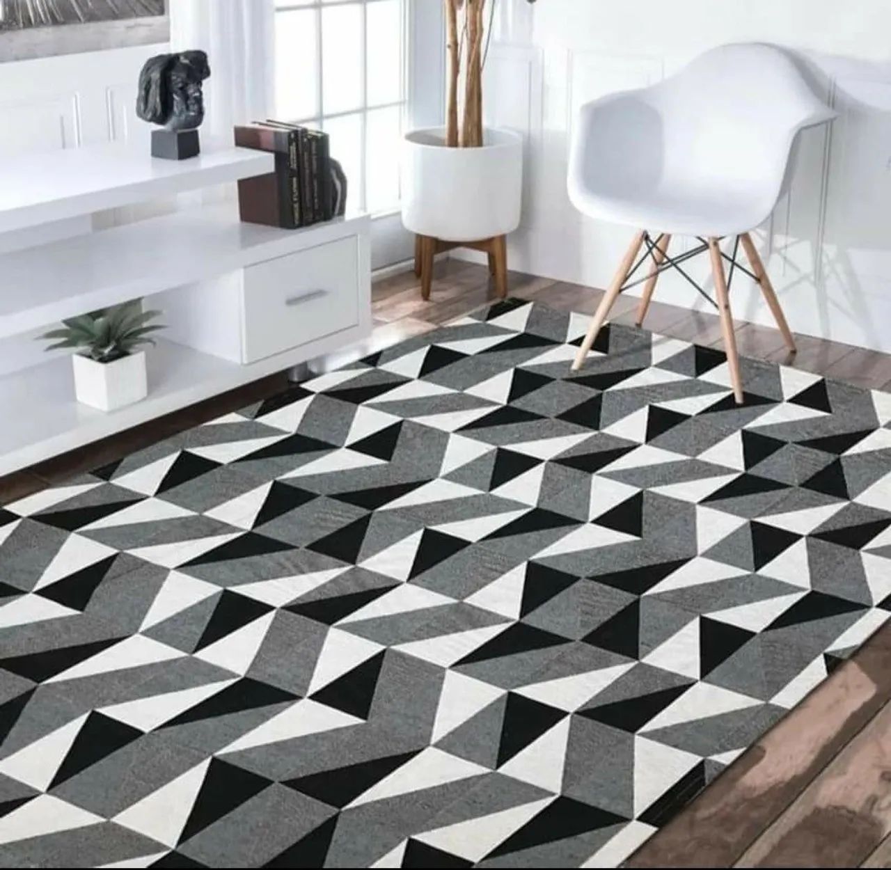 Tapete grande geométrico  - Foto 2