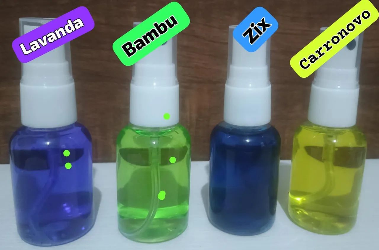 Kit 10 Aromatizantes spray 30ml no atacado sem rótulo prá revender. - Foto 4