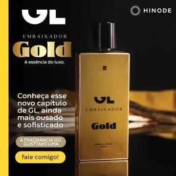 GL Embaixador Gold Perfume 100ml Criado na França - Foto 4
