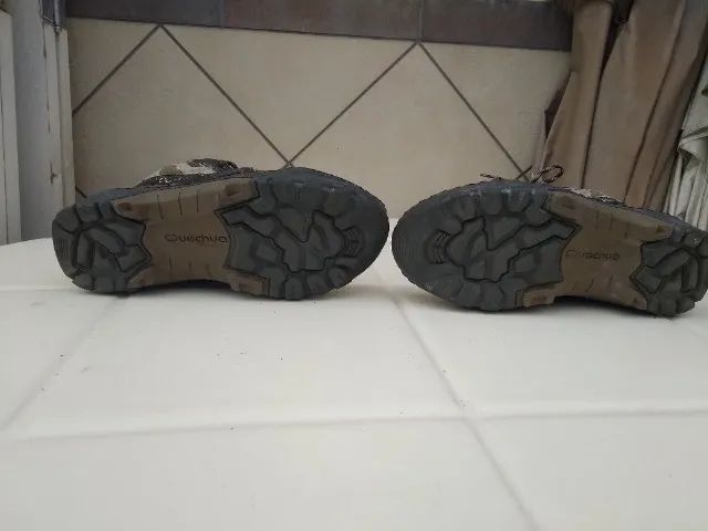 Bota Trilha Masculina Quechua Forclaz 500 39/40 (Usado) - Foto 4