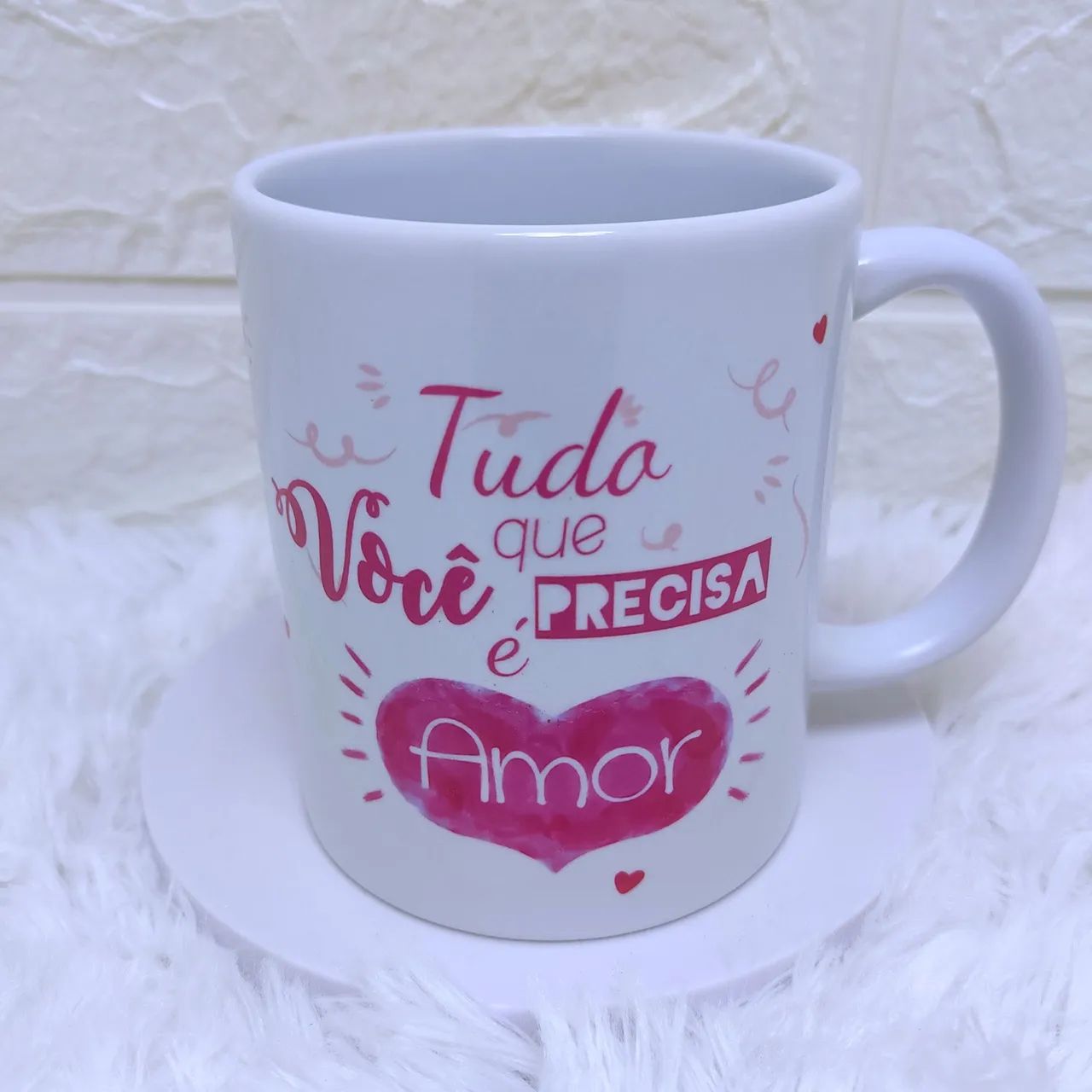 Caneca Personalizada Tema Casal, tudo que você precisa é amor  - Foto 3