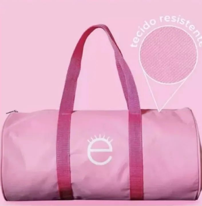 Bolsa de viagem / bolsa rosa época cosméticos 