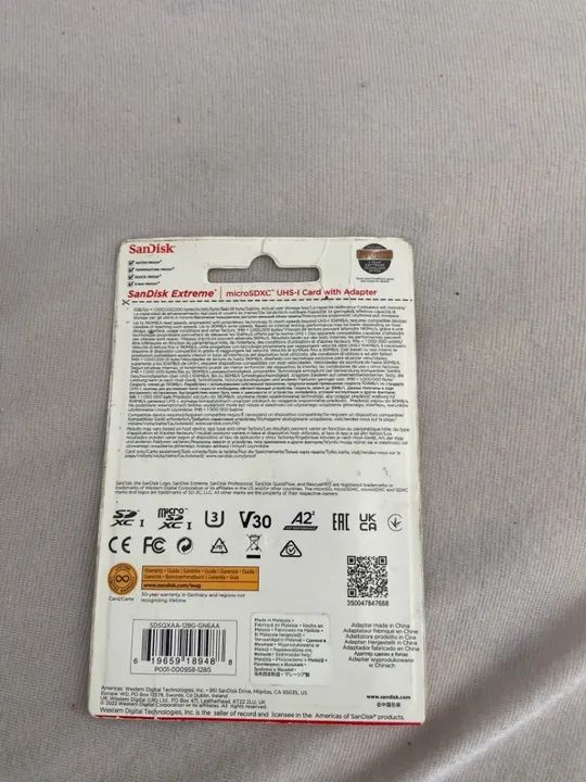 CARTÃO DE MEMÓRIA SANDISK 128GB-4K - Foto 2