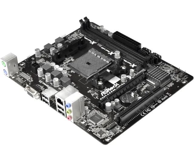 Placa Mãe ASRock  FM2A55M-VG3+ com espelho - Foto 3
