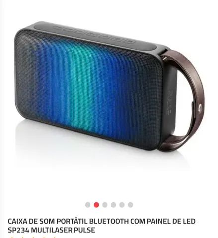 Caixa de som portátil Multilaser SP 230 retro vintage 