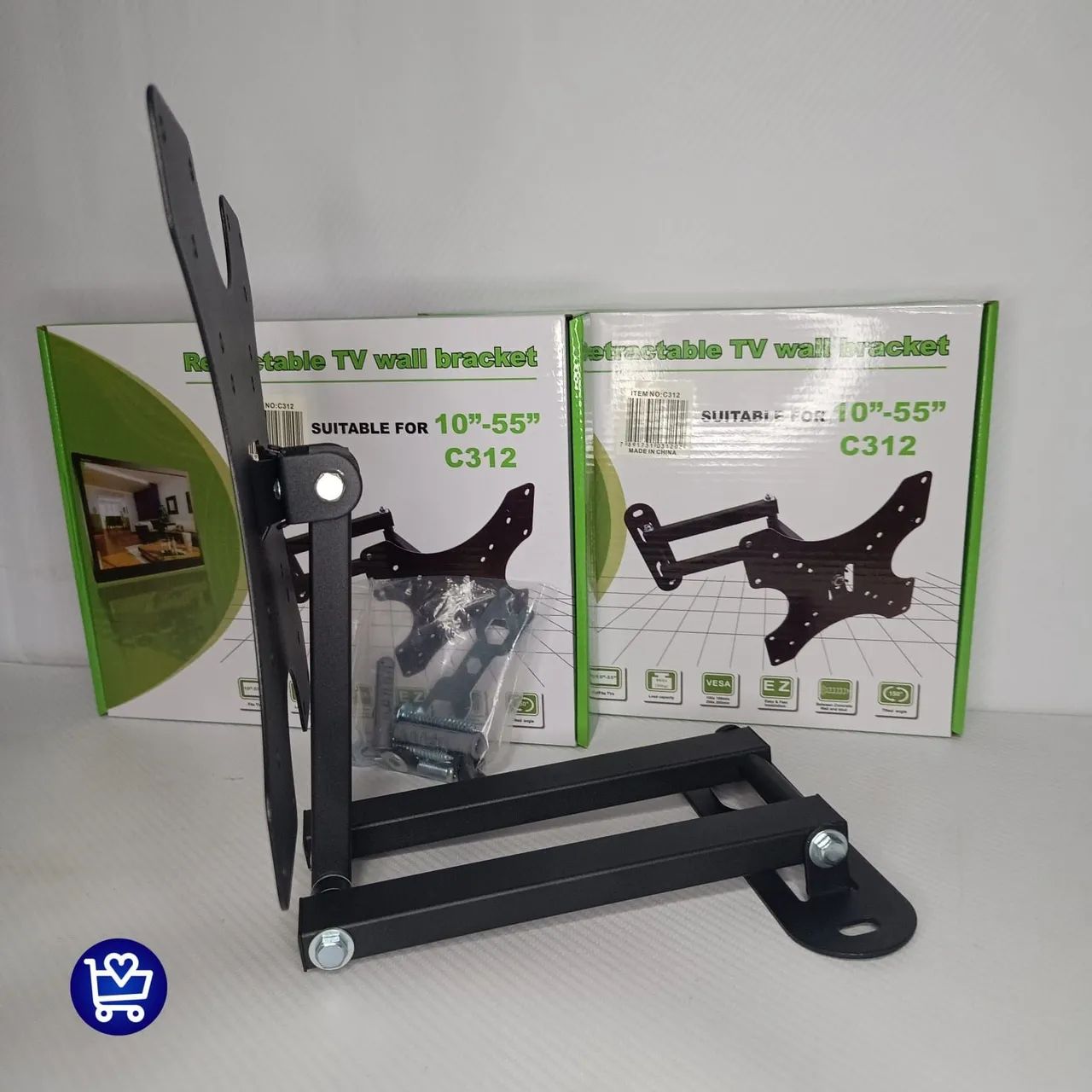 Suporte de Parede para TV Retrátil 10''-55'' C312 - Foto 2