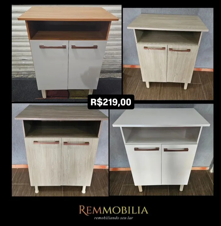 ARMÁRIO BALCÃO MULTIUSO DE COZINHA NOVO - ENTREGAMOS MONTADO TEMOS MAIS OPÇÕES EM CORES
