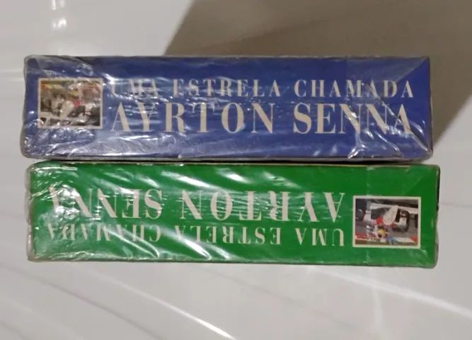 2 VHS Uma Estrela Chamada Ayrton Senna novos Lacrados, grande oportunidade para fãs   - Foto 4