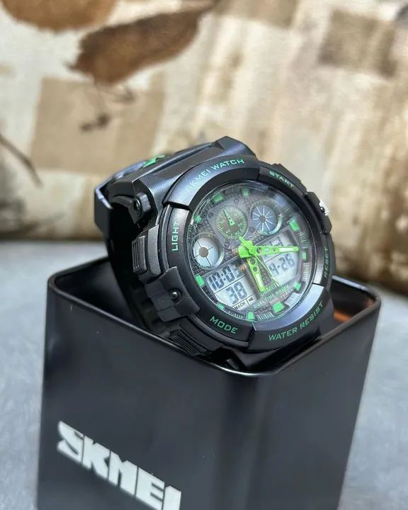 RELÓGIO ORIGINAL SKMEI DUAL TIME - Foto 5