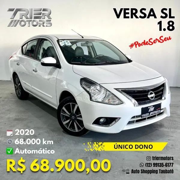 NISSAN VERSA SL 1.6 16V FLEX FUEL 4P MEC. 2020 - 1312190587 | OLX