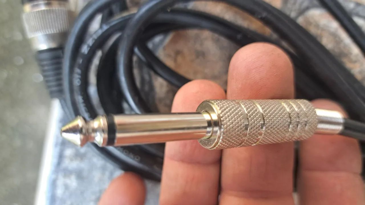 Kit 2 cabos microfone P10/P10 e 1 XLR/P10 - Foto 3