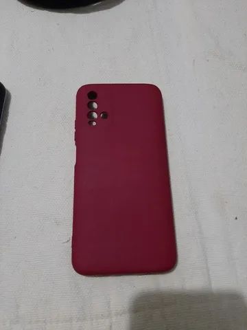 Capa Celular Silicone Smartphone Redmi 9T - Vinho