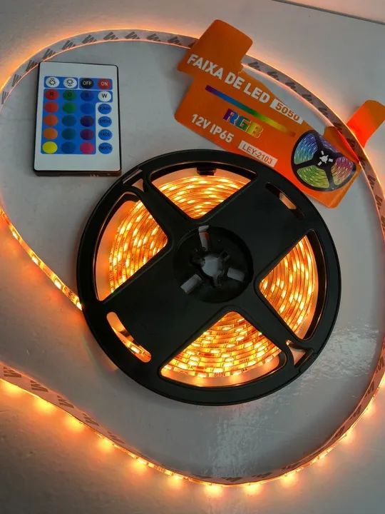 FITA LED 5 METROS COM CONTROLE