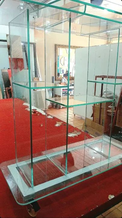 Púlpito de vidro fumê verde incolor  - Foto 2