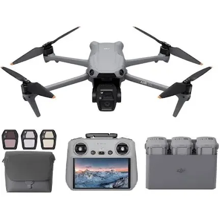Drone DJI Air 3S Fly More Combo com tela novo lacrado