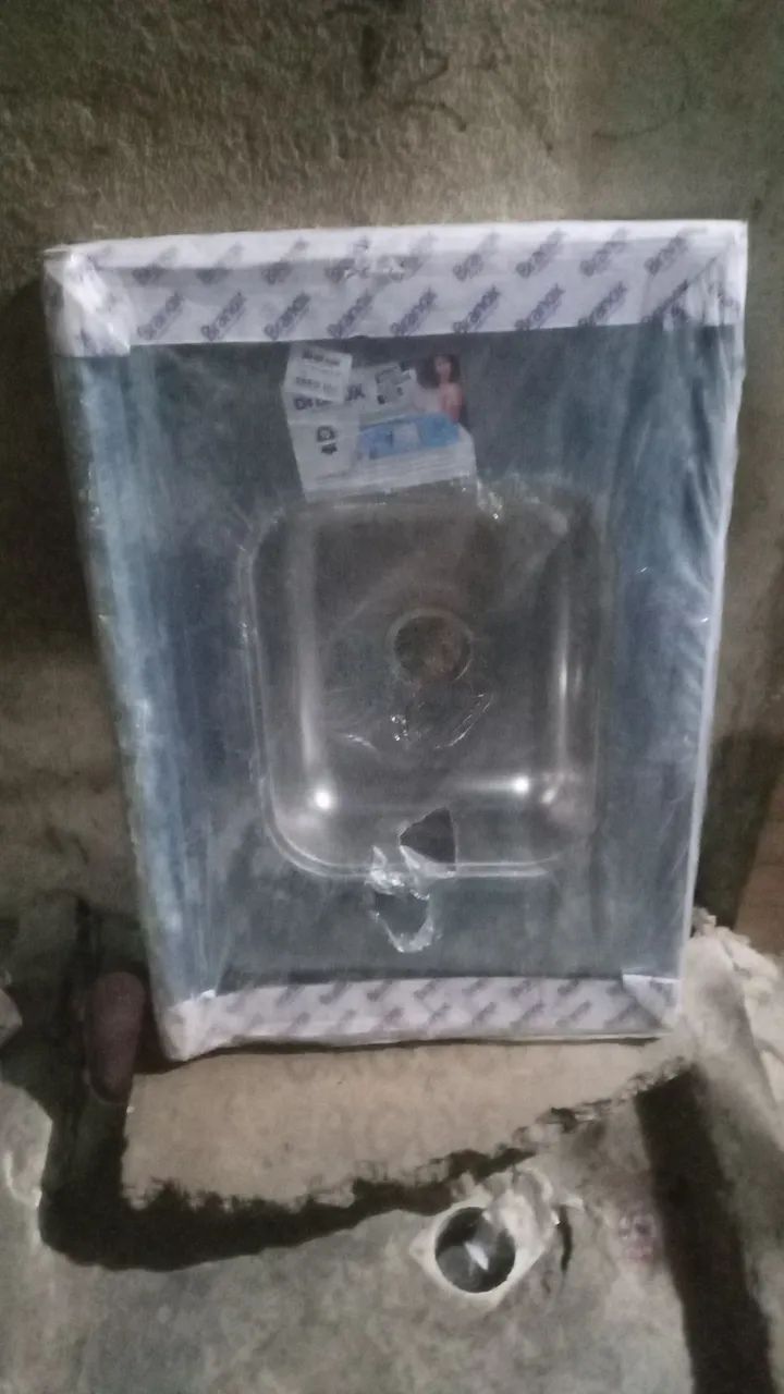 Pia de cozinha em aço inox - Foto 2
