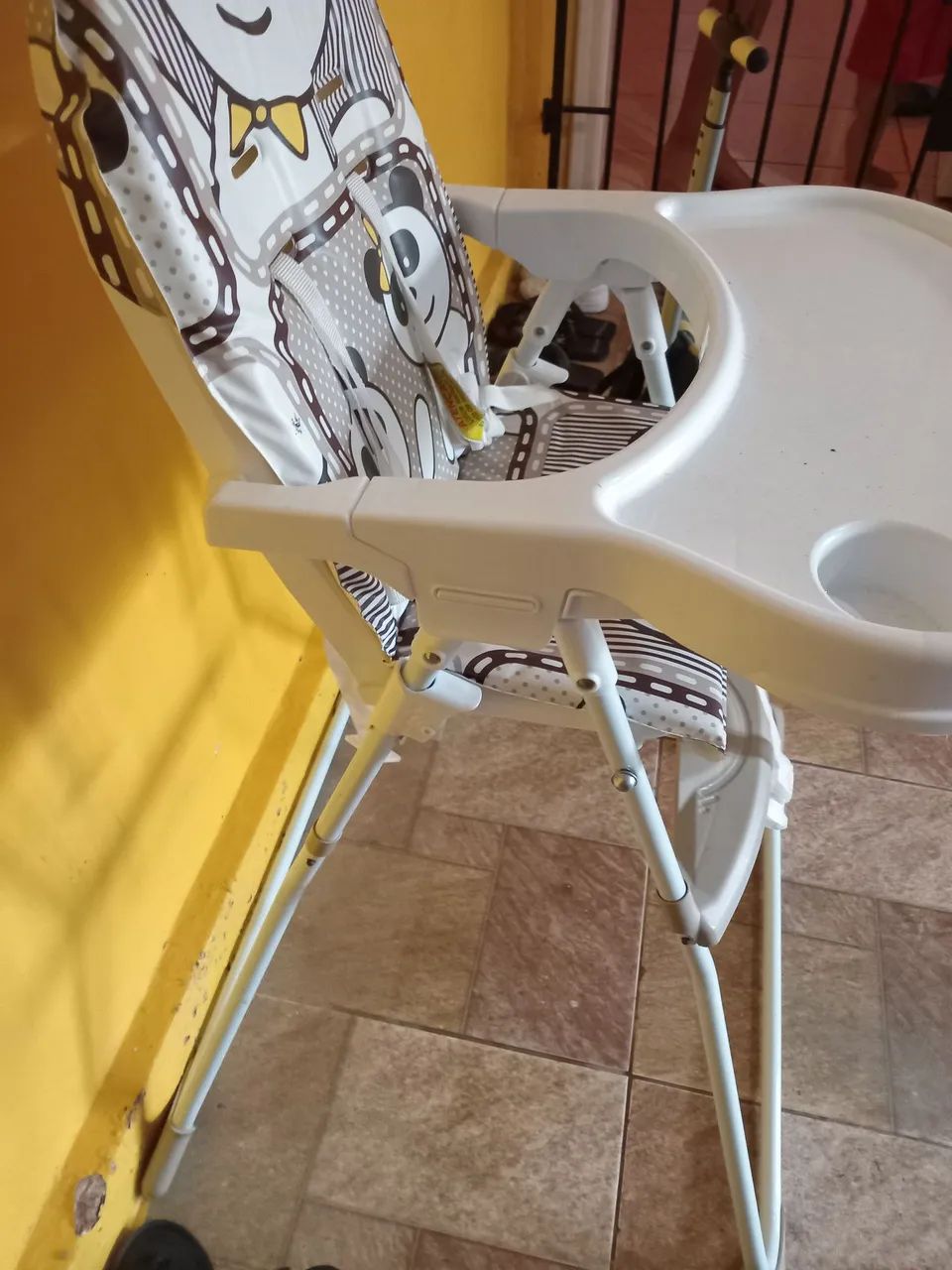 Cadeirinha de Alimentação Infantil - Panda - Foto 3