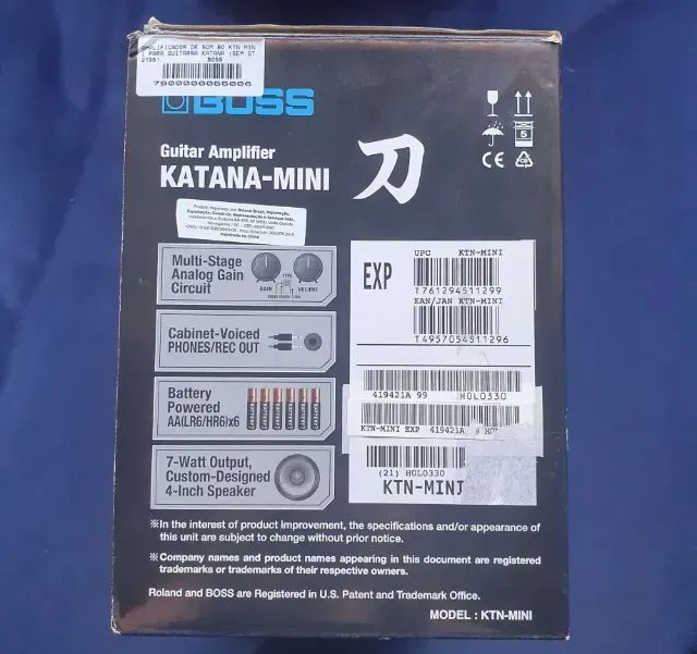 Amplificador para Guitarra Boss Katana Mini - Foto 5