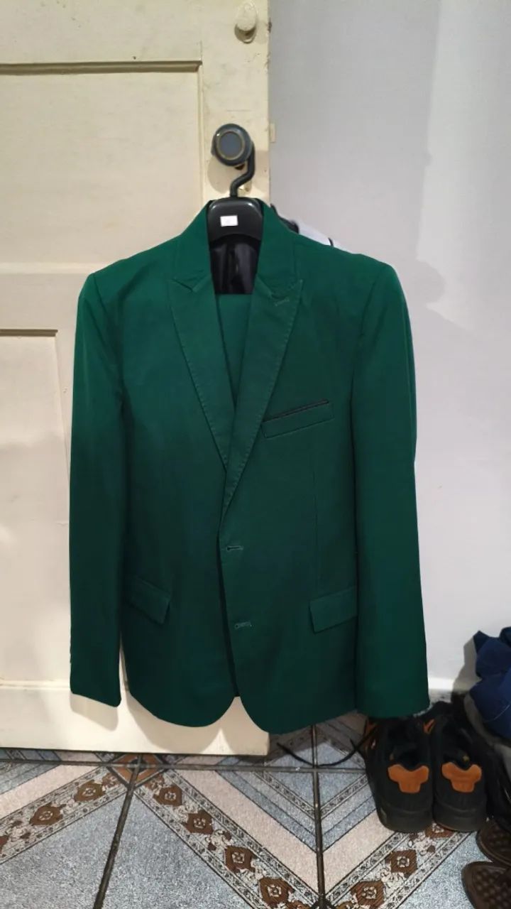 Terno de microfibra Verde - Ótimo estado - Foto 4