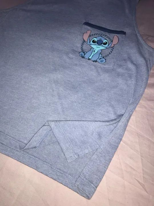 Camiseta Stitch Azul - Foto 3