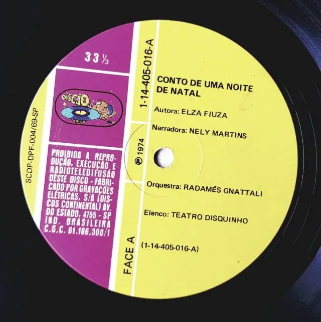 Disco de Vinil - Contos de Natal - 1974 - Foto 2