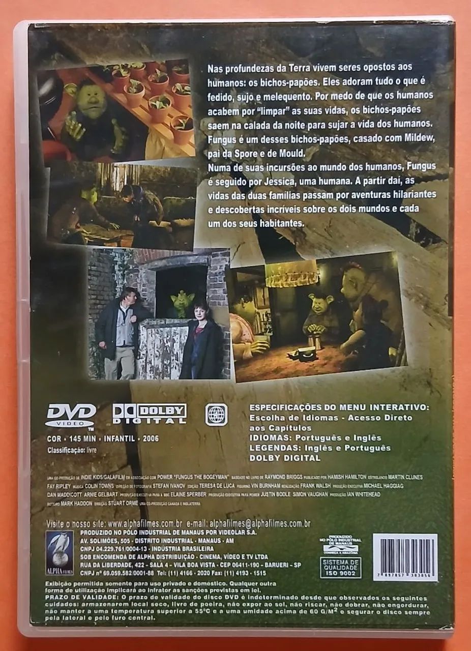 Dvd A Verdadeira História do Bicho-papão  - Foto 2