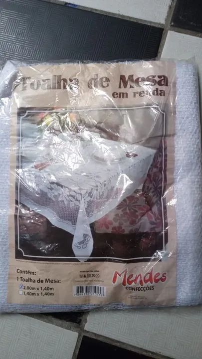 Toalha de Mesa em Renda - Mendes - Foto 2